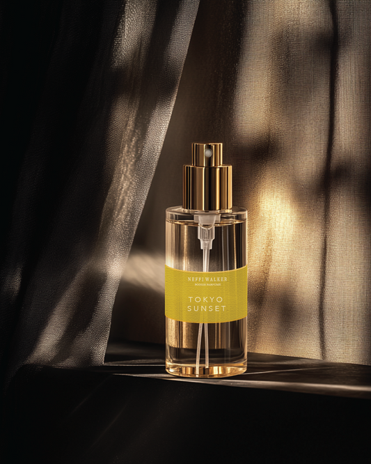 Spray para habitación con puestas de sol en Tokio