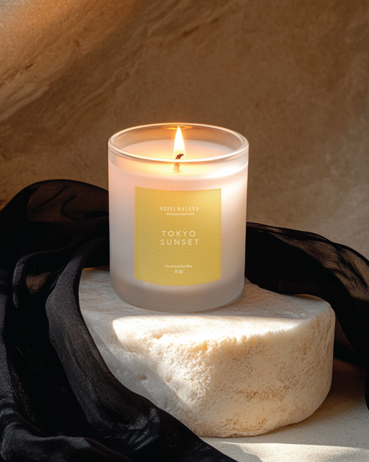Vela del atardecer en Tokio